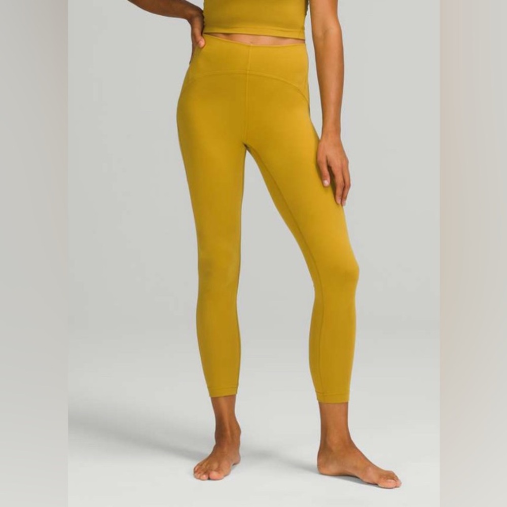 lululemon athletica High-Rise Mustard Yellow Leggings